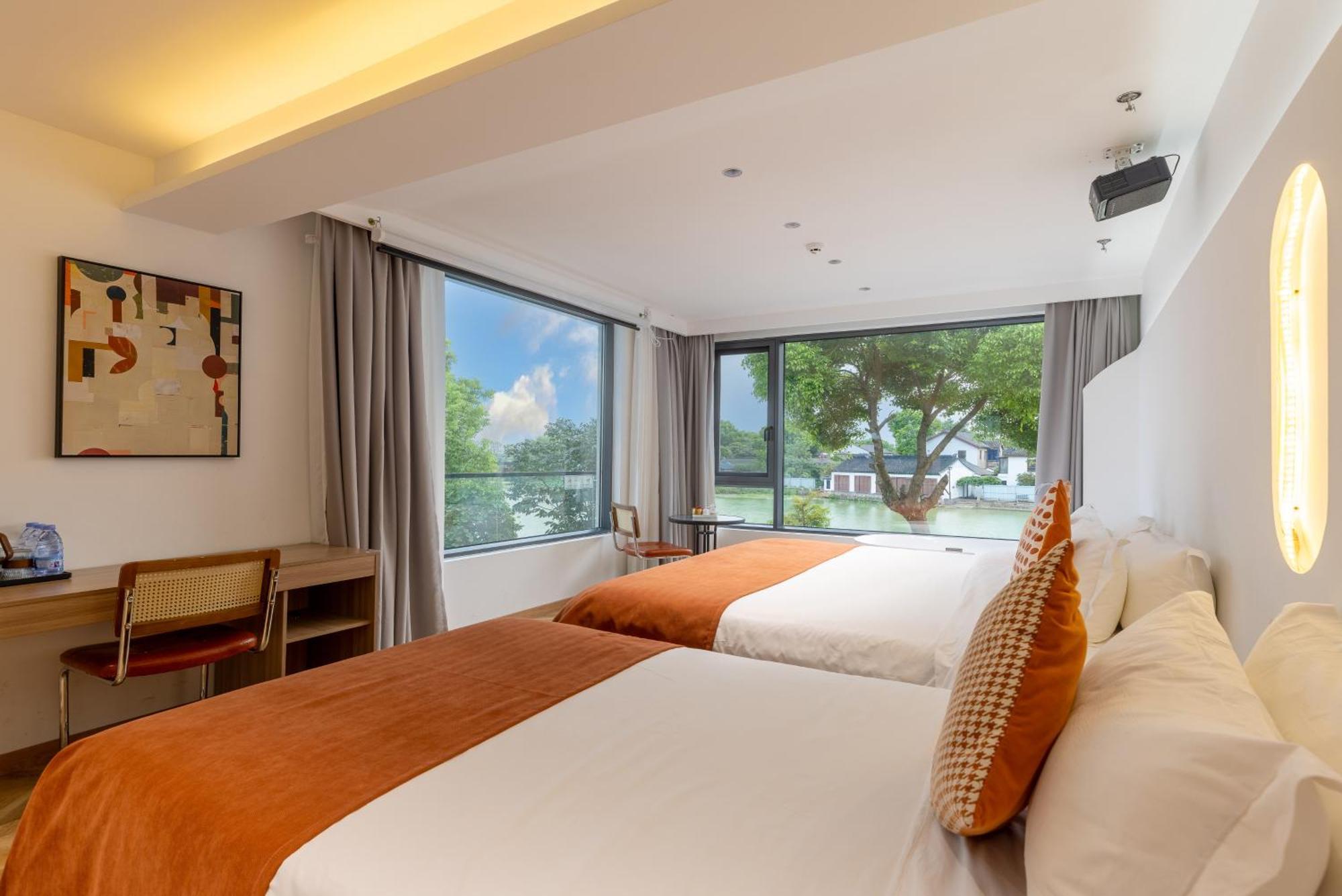 קונשאן Suzhou Zhouzhuang Slowlife River View Lnn מראה חיצוני תמונה